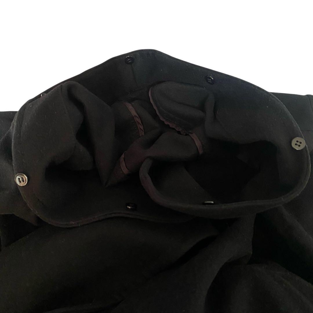 23区 20周年記念ロロピアーナ ピュアウールロングコート ブラック 3L 46