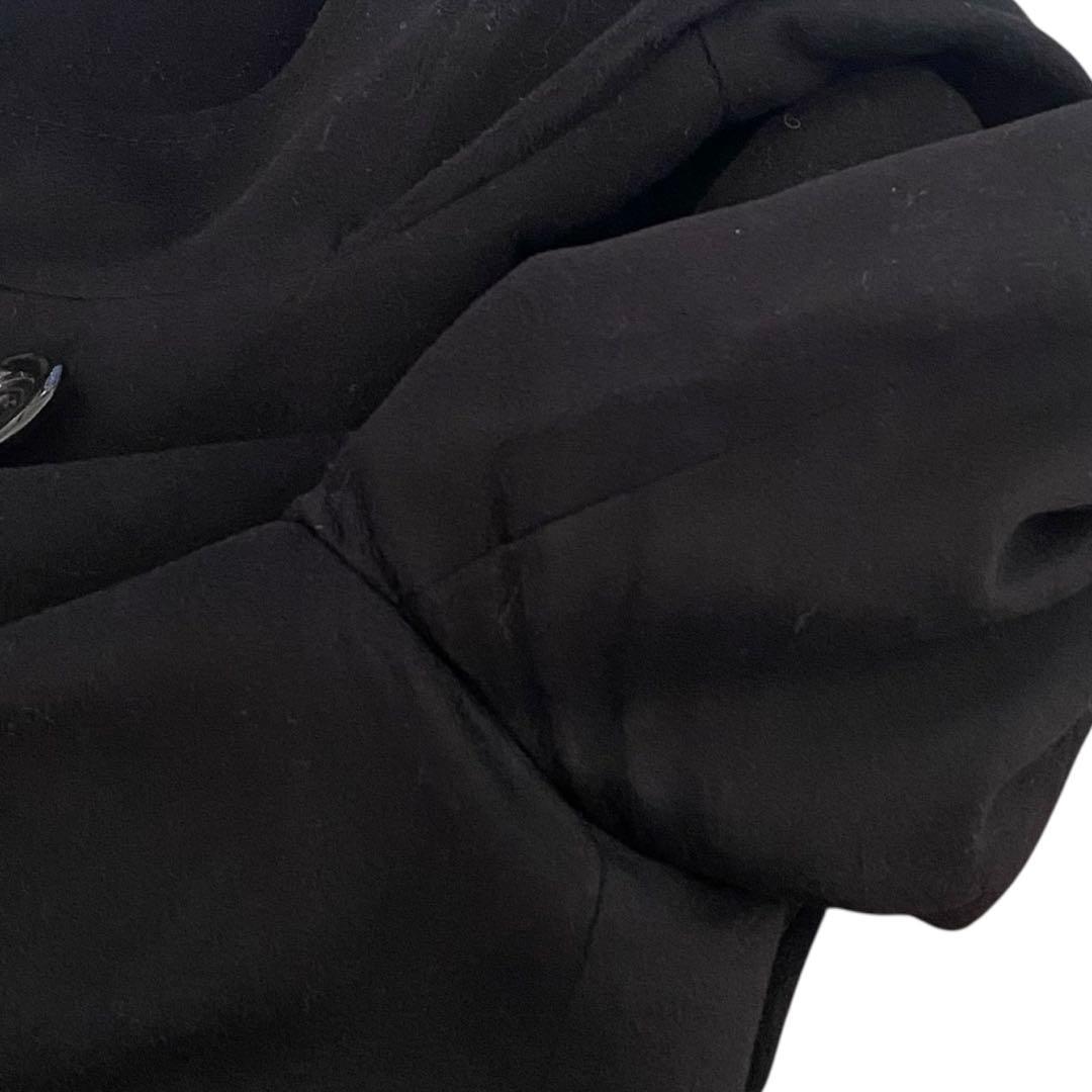 23区 20周年記念ロロピアーナ ピュアウールロングコート ブラック 3L 46