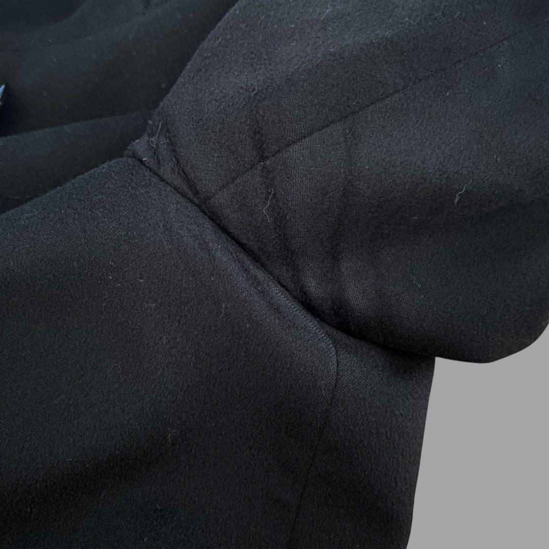 23区 20周年記念ロロピアーナ ピュアウールロングコート ブラック 3L 46