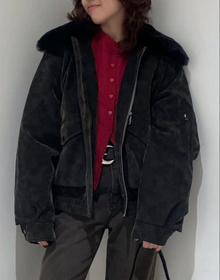 sly WASHED PUFFER ブルゾン　パッファーブルゾン