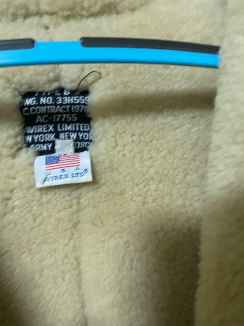 AVIREX フライトジャケット ムートン