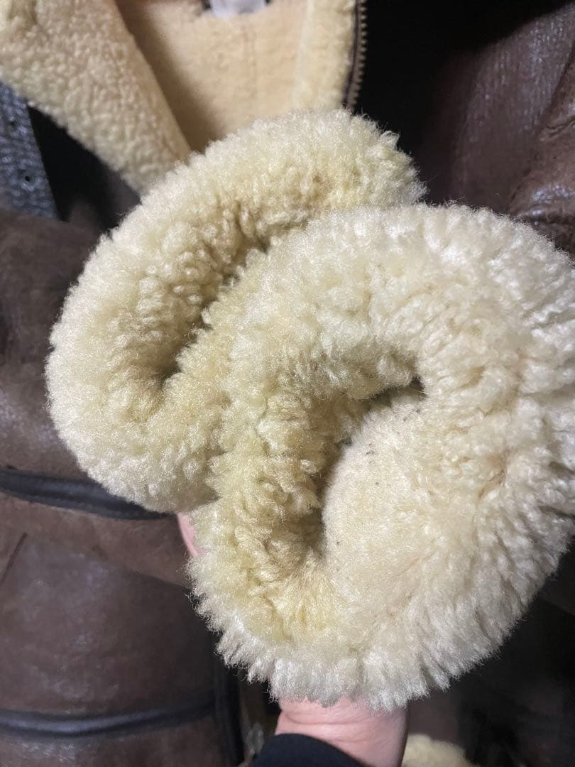 AVIREX フライトジャケット ムートン