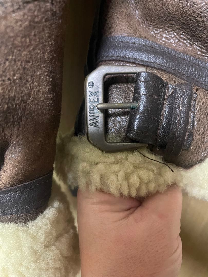 AVIREX フライトジャケット ムートン