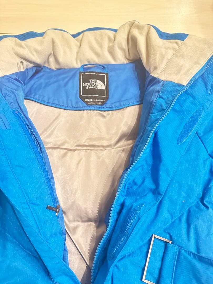 ザノースフェイスTHENORTHFACEダウンサイズXS/TP カラー水色　美品