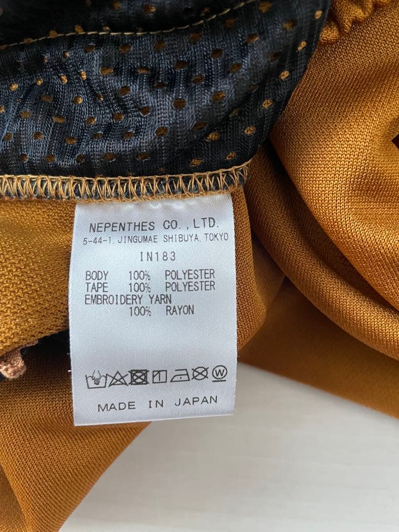 Needles ニードルス トラックパンツ マスタード フレアタイプ Sサイズ