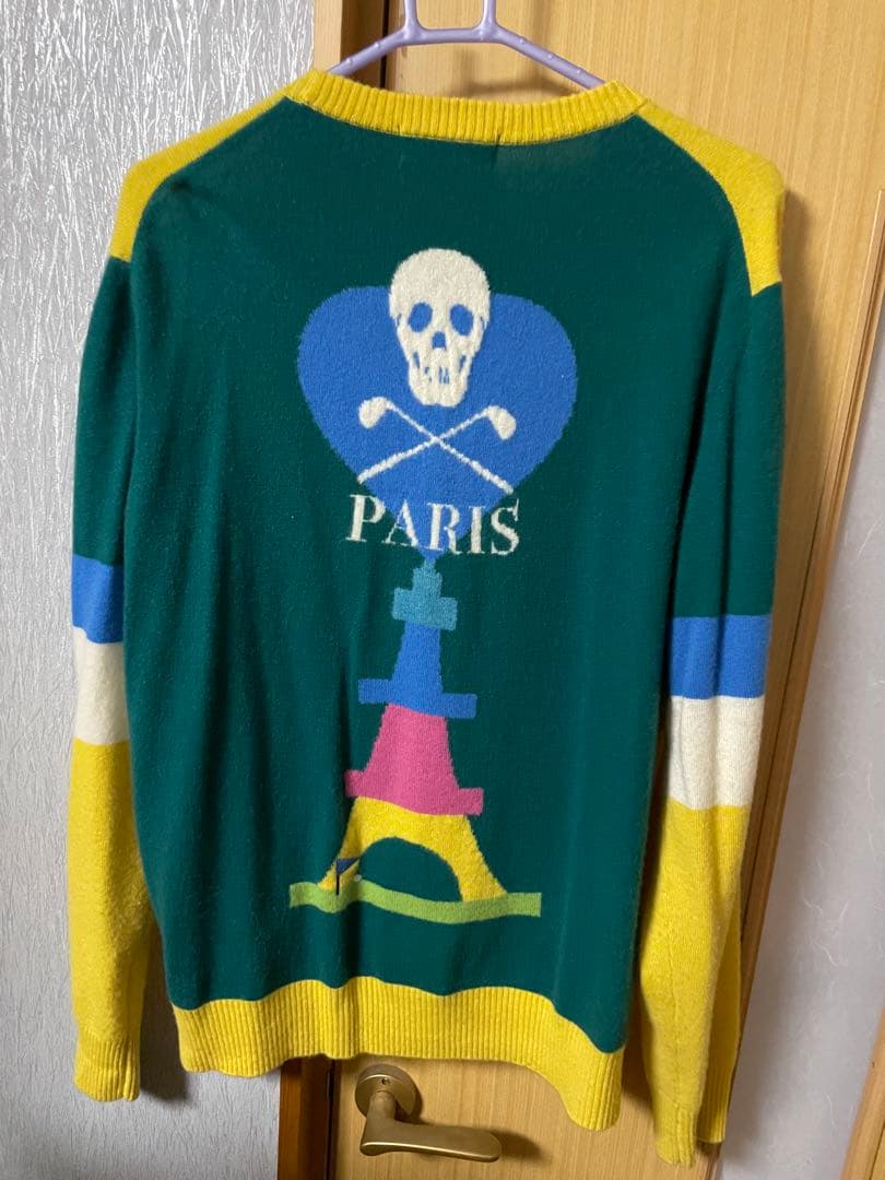 MARK & LONA スカルセーター カシミヤ48