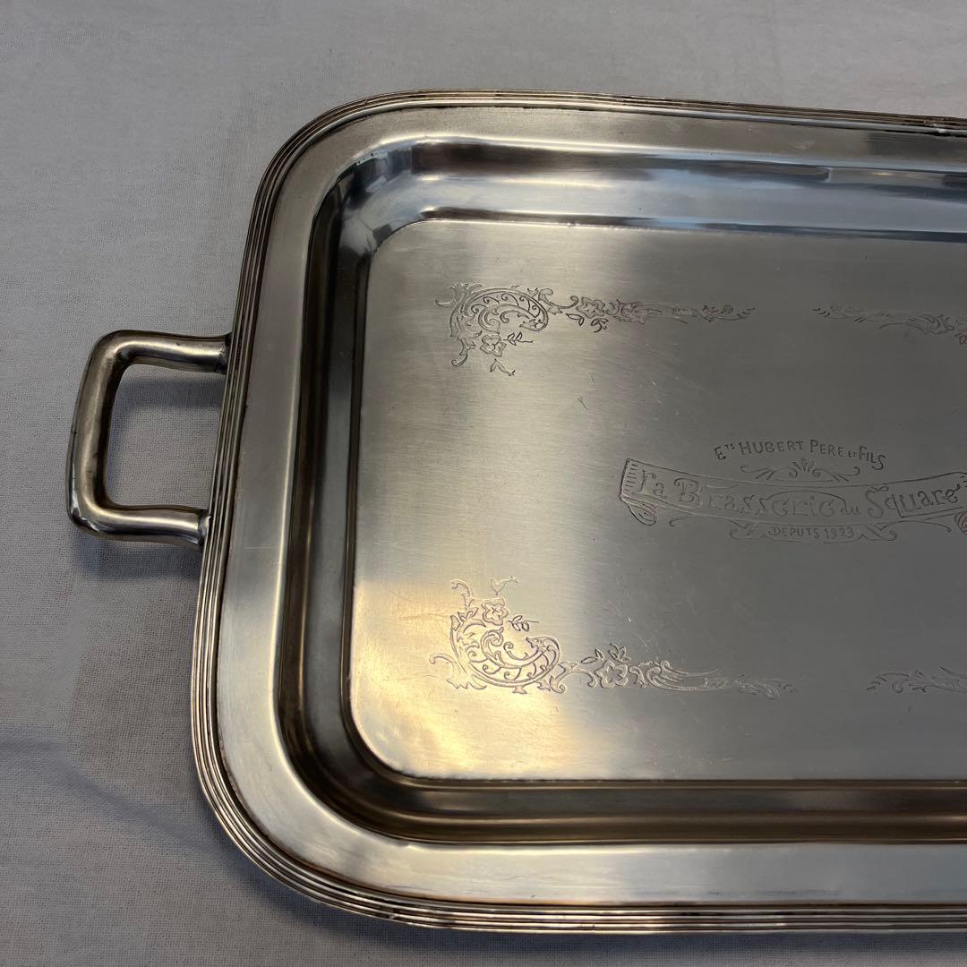 希少未使用コントワール・ドゥ・ファミーユ取手付きアンティーク調トレー