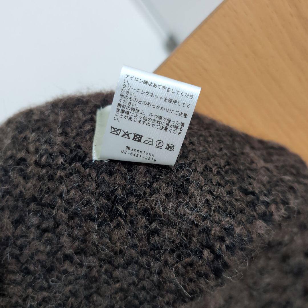 今季 jonnlynx アルパカレオパードマフラー ジョンリンクス