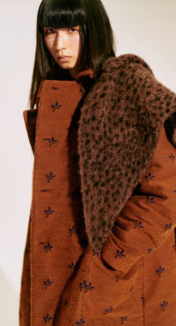 今季 jonnlynx アルパカレオパードマフラー ジョンリンクス