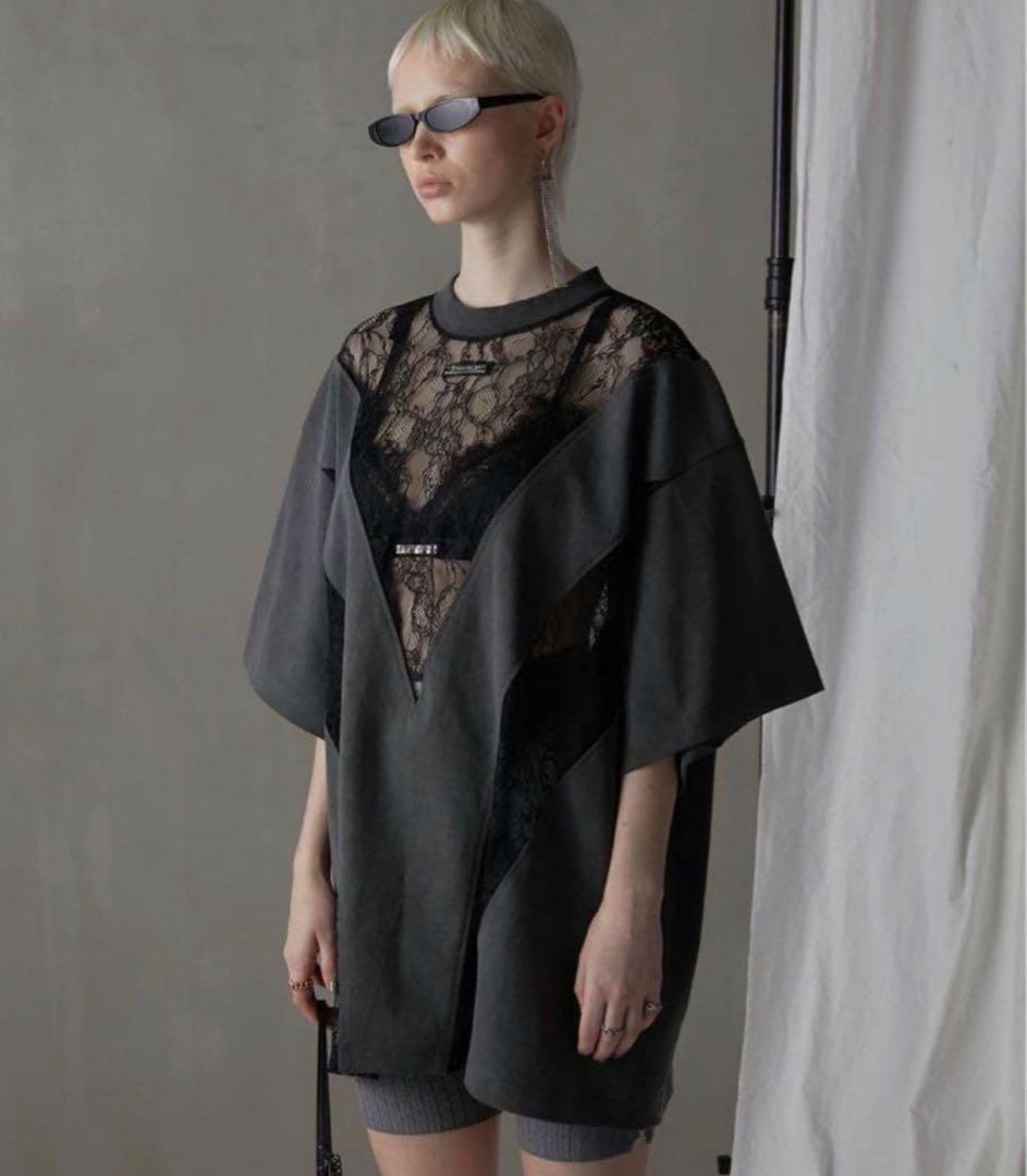 PRANK PROJECT メゾンスペシャル　Pigment Lace Top