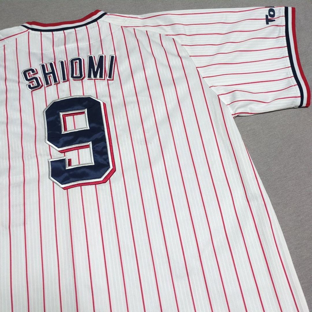 東京ヤクルトスワローズ 塩見泰隆 刺繍 ユニフォーム マジェスティック XL