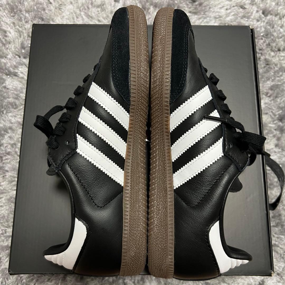 adidas SAMBA サンバ スニーカー 黒 ブラック 24 美品