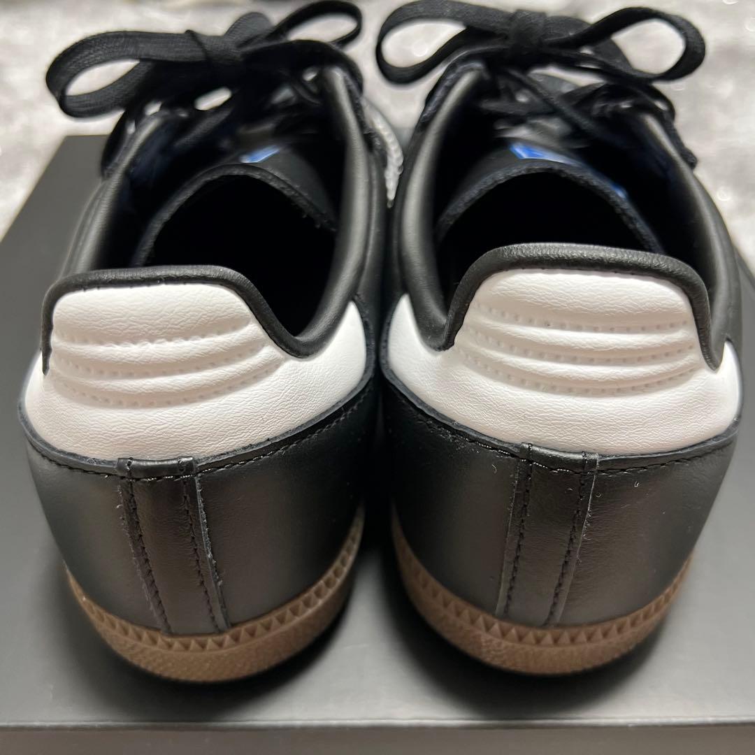 adidas SAMBA サンバ スニーカー 黒 ブラック 24 美品