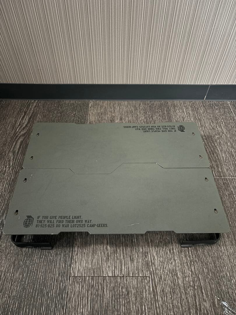 OMA.FACTORY×CAMP GEEKSコラボ　シェルコン25 天板