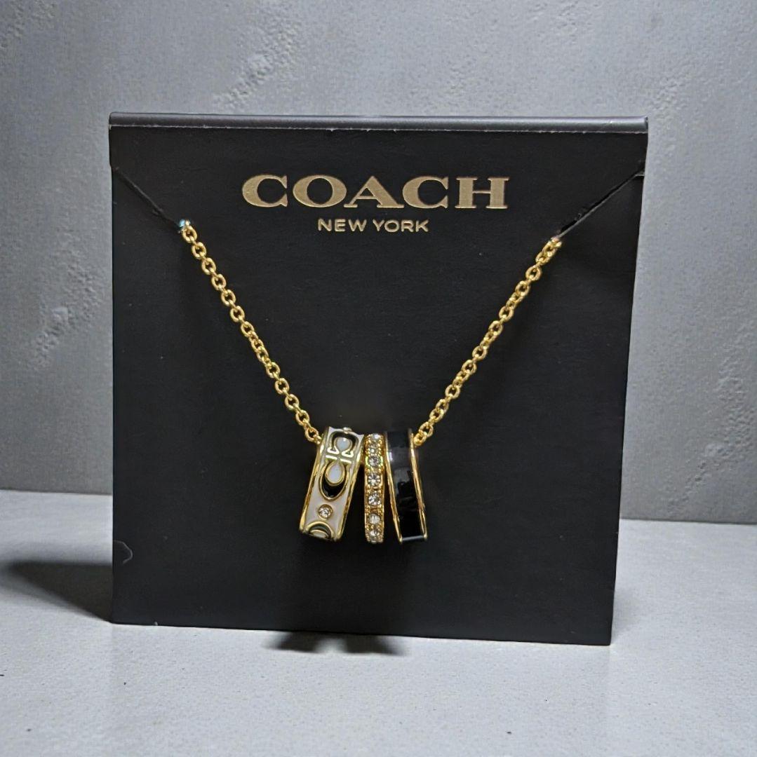 【新品未使用】COACH コーチ ネックレス ゴールド チャーム