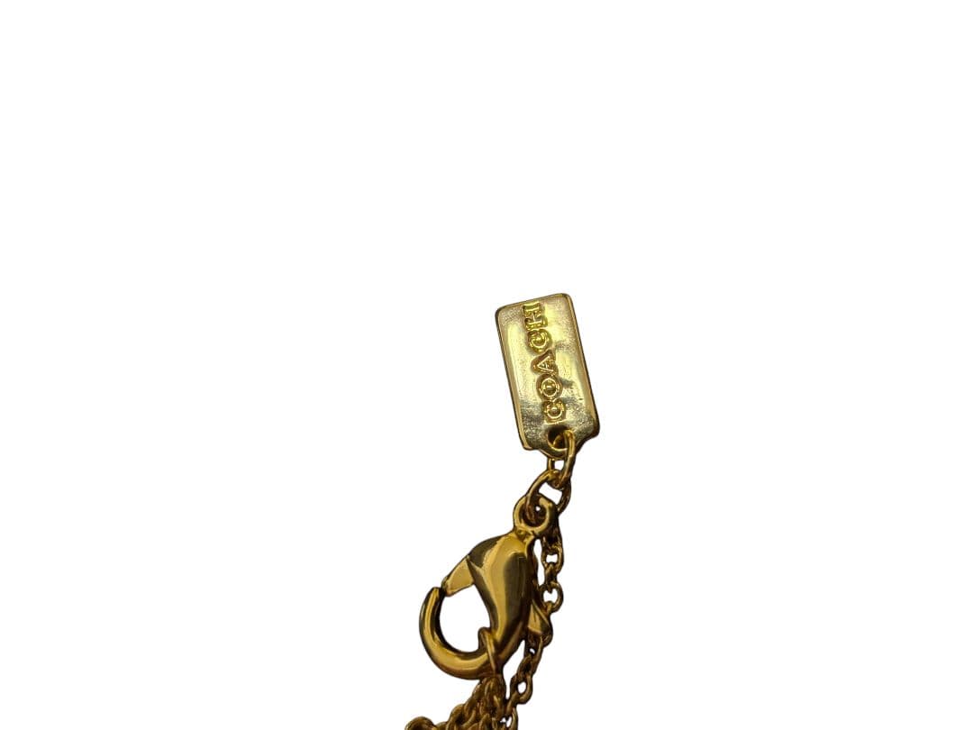 【新品未使用】COACH コーチ ネックレス ゴールド チャーム