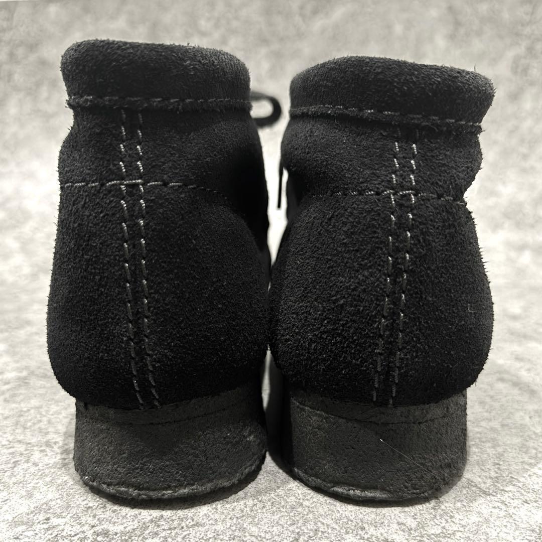 【美品】CLARKS クラークス26 wallabeeワラビー　スエード　黒