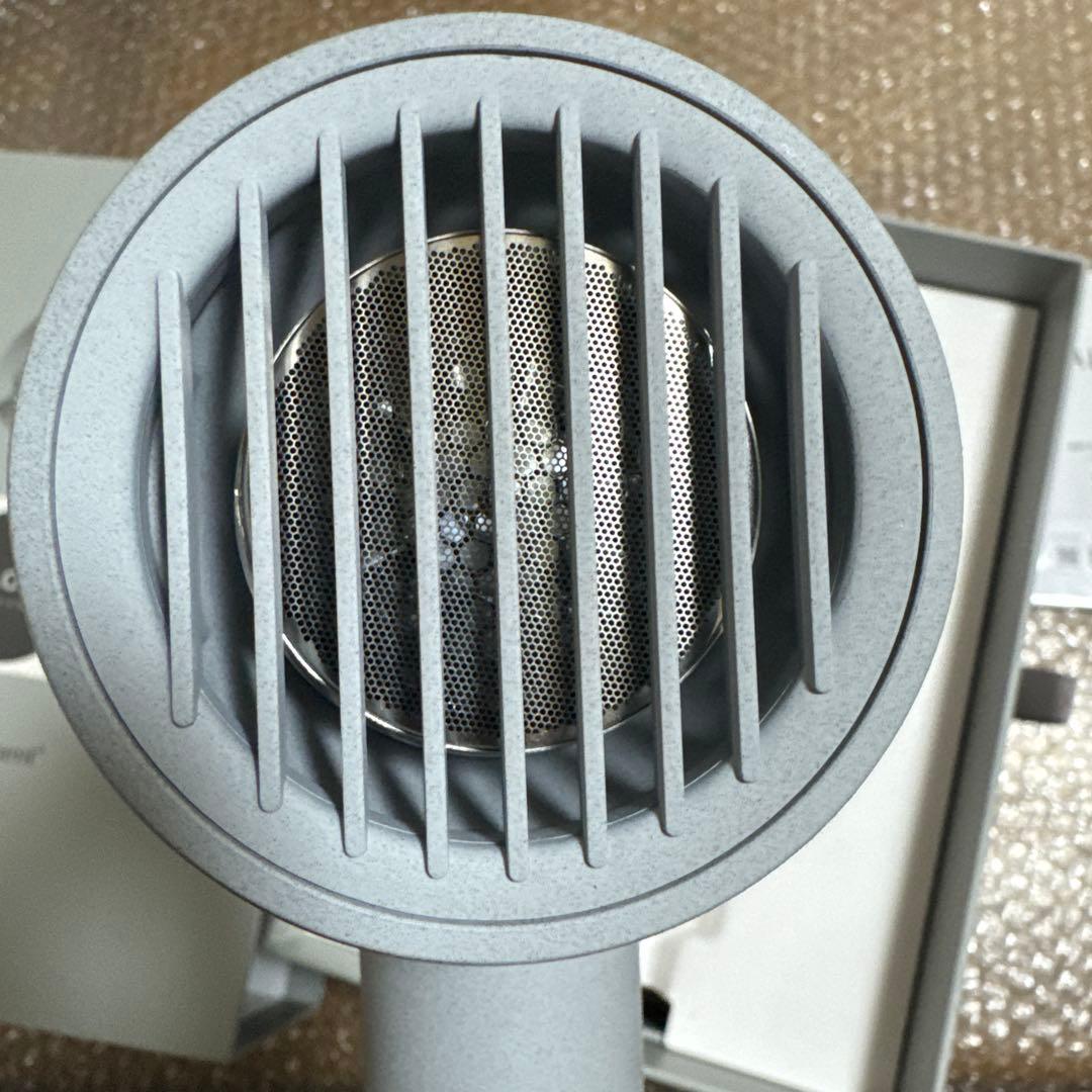 【美品】SALONIA エアトリートメント ヘアドライヤー ストーングレー