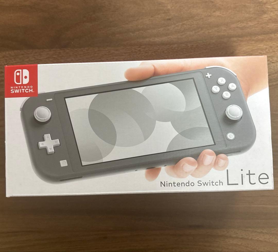 新品未開封 nintendo switch lite 本体 グレー