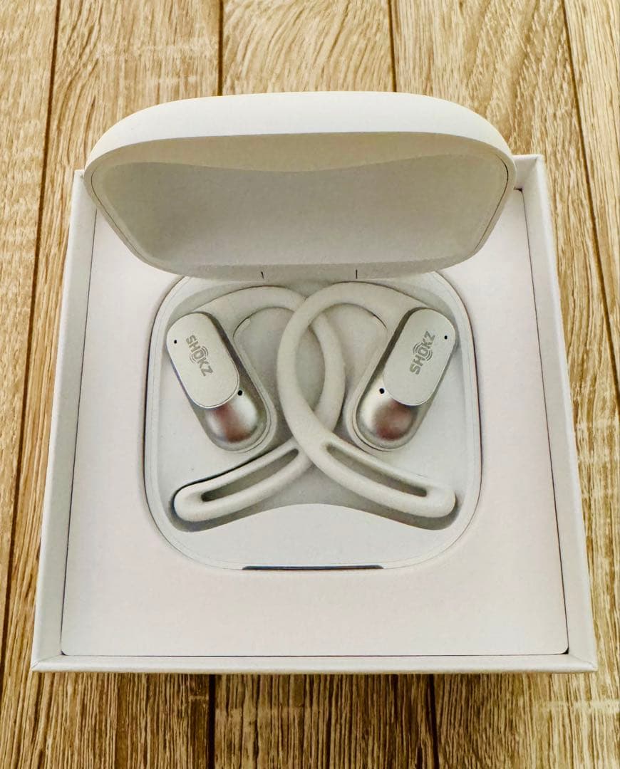 SHOKZ OPENFIT AIR ワイヤレスイヤホン+シリコンケース付