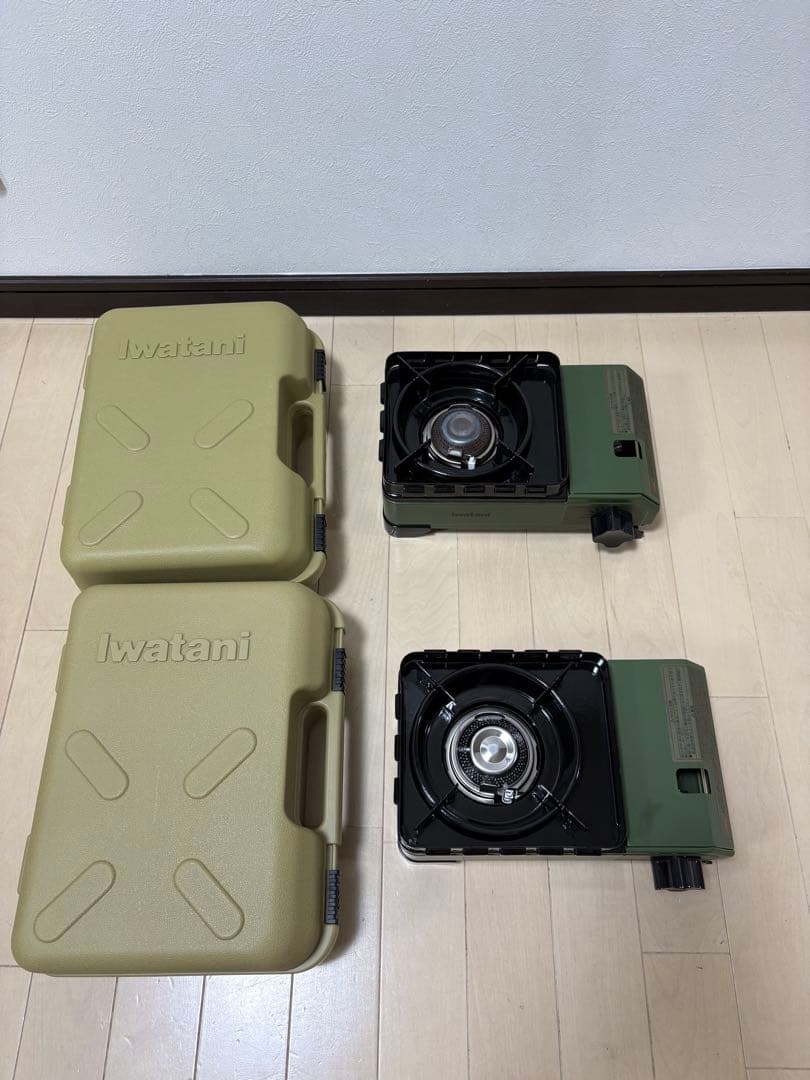 未使用 iwatani タフまる Jr. アウトドアコンロ 2台セット