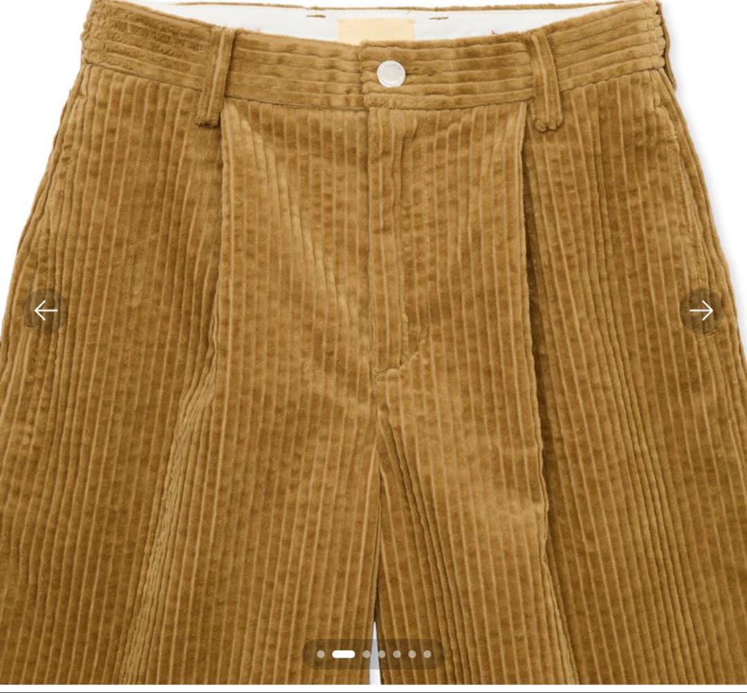 パンツ SHISHIKUI CORDUROY S/ BEIGE