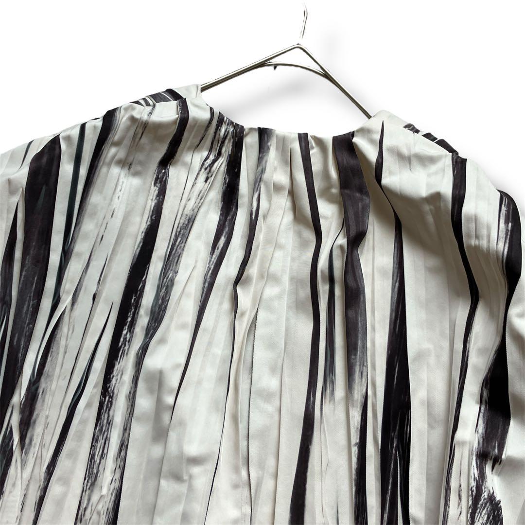 美品✨ リムアーク ブラウス　シャツ　トップス　プリーツ　フレア　長袖