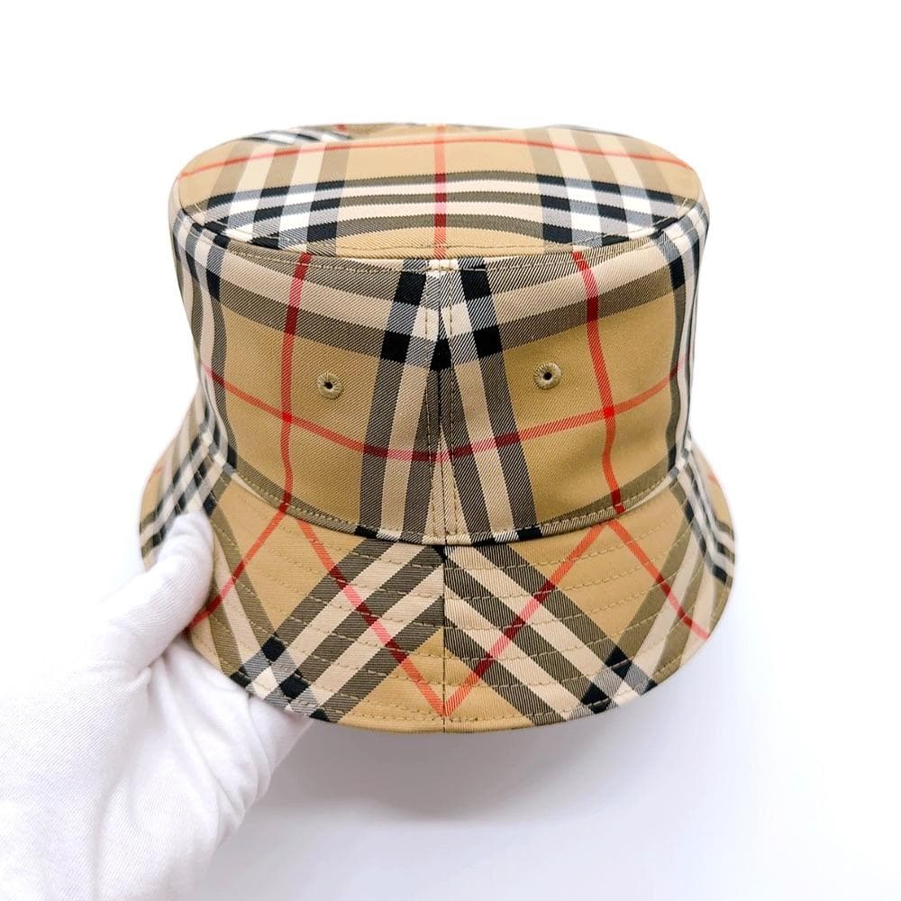 バーバリー コットン ノバチェック ハット 帽子 ブランド