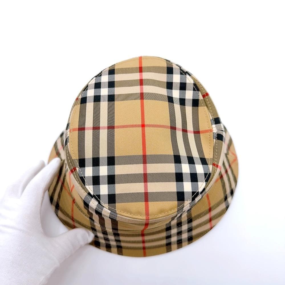 バーバリー コットン ノバチェック ハット 帽子 ブランド