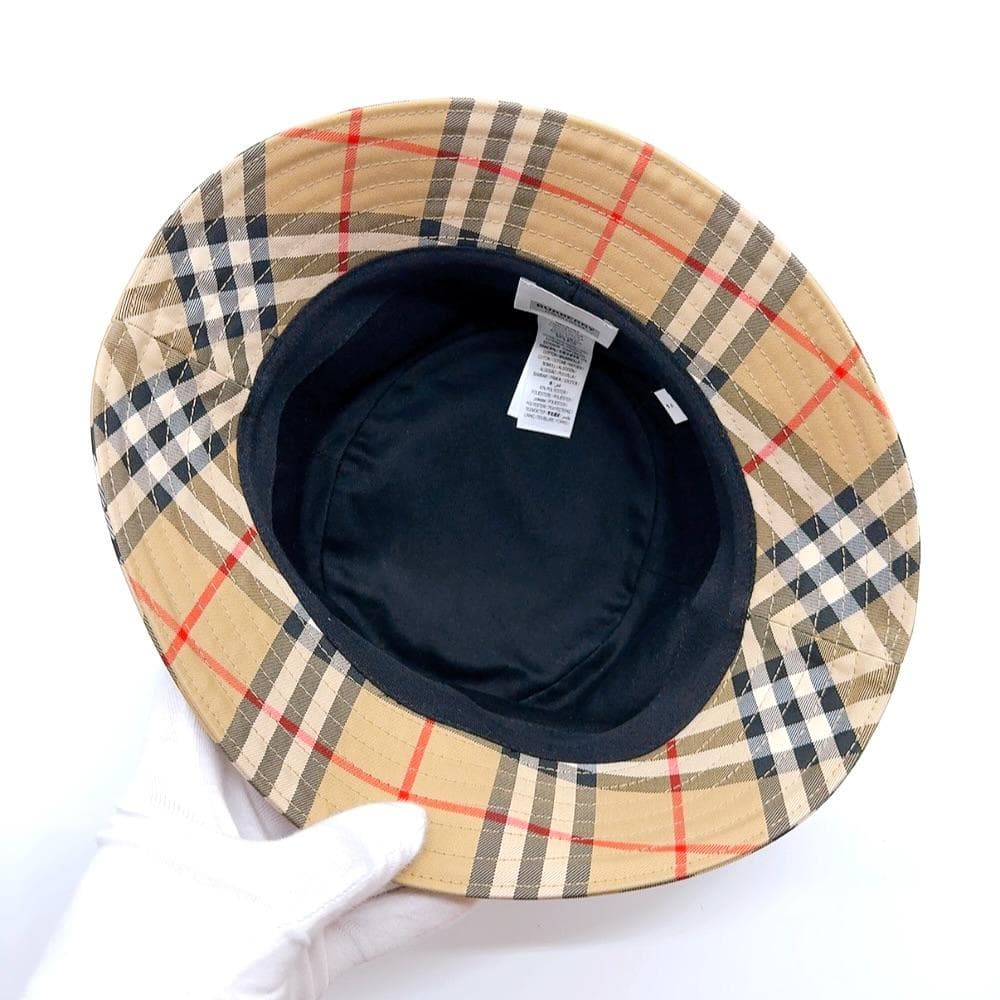 バーバリー コットン ノバチェック ハット 帽子 ブランド