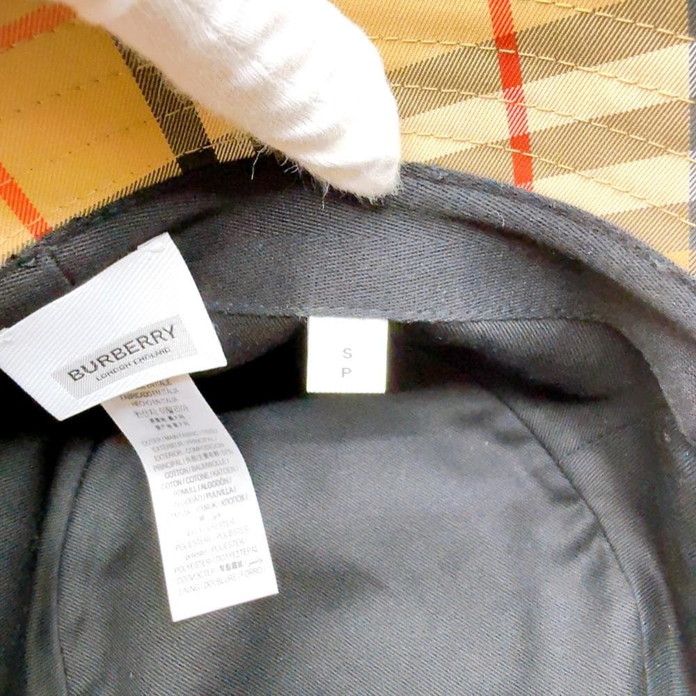 バーバリー コットン ノバチェック ハット 帽子 ブランド