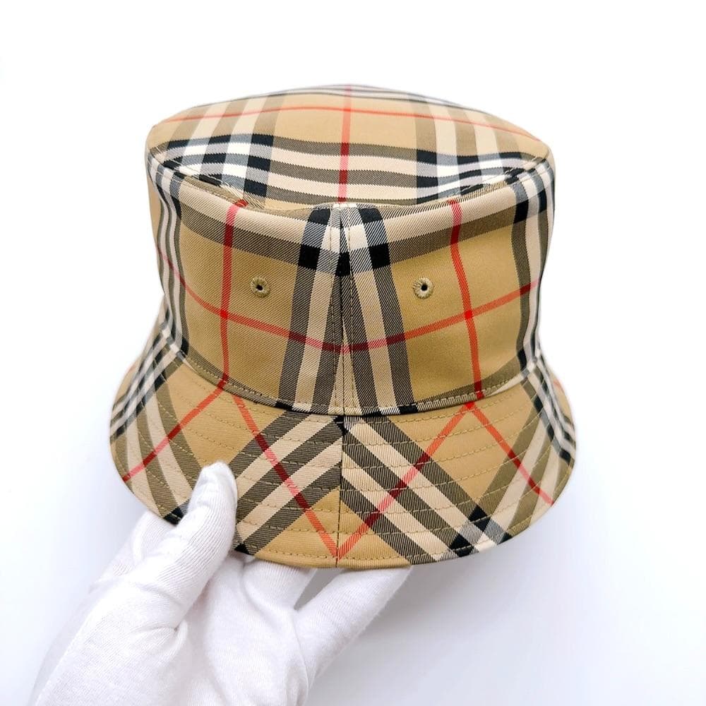 バーバリー コットン ノバチェック ハット 帽子 ブランド