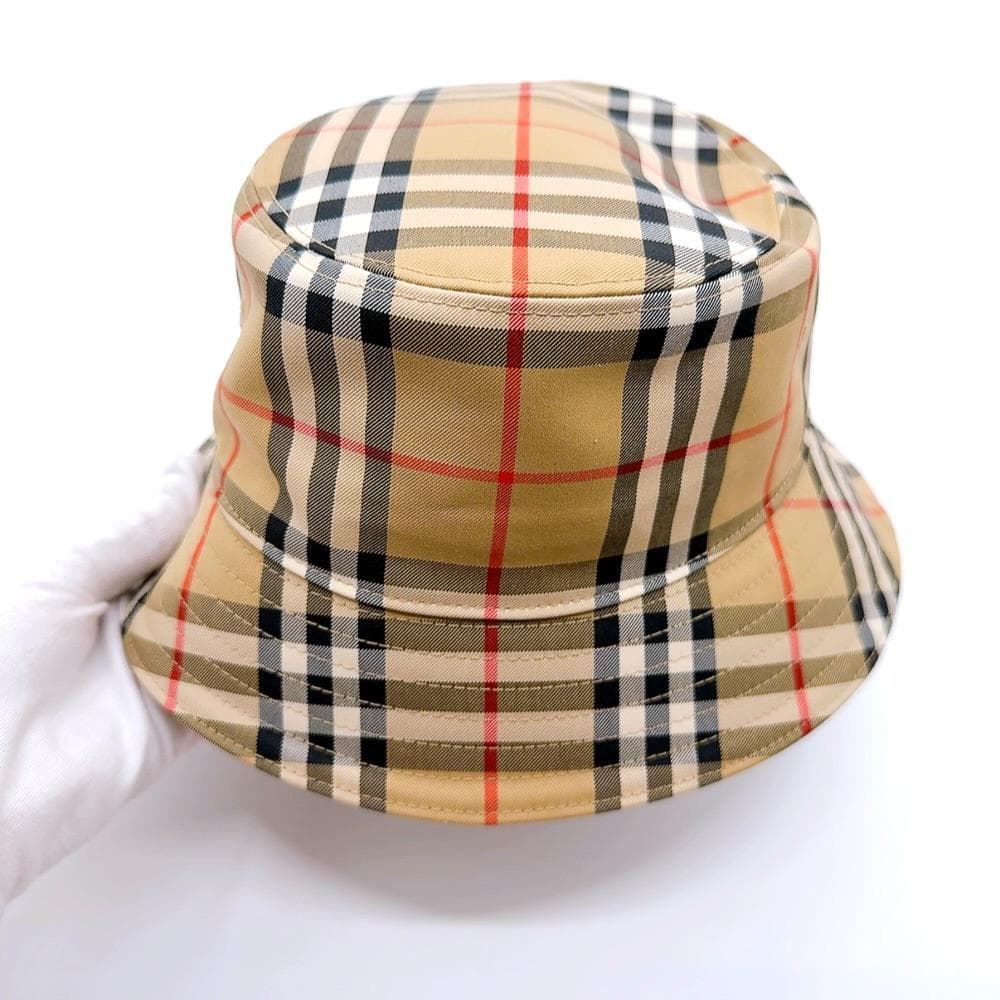 バーバリー コットン ノバチェック ハット 帽子 ブランド