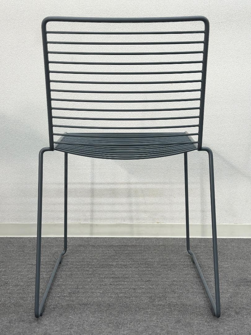 HAY■HEEダイニングチェア　グレー　2脚セット　屋外　スタッキング　ミニマル