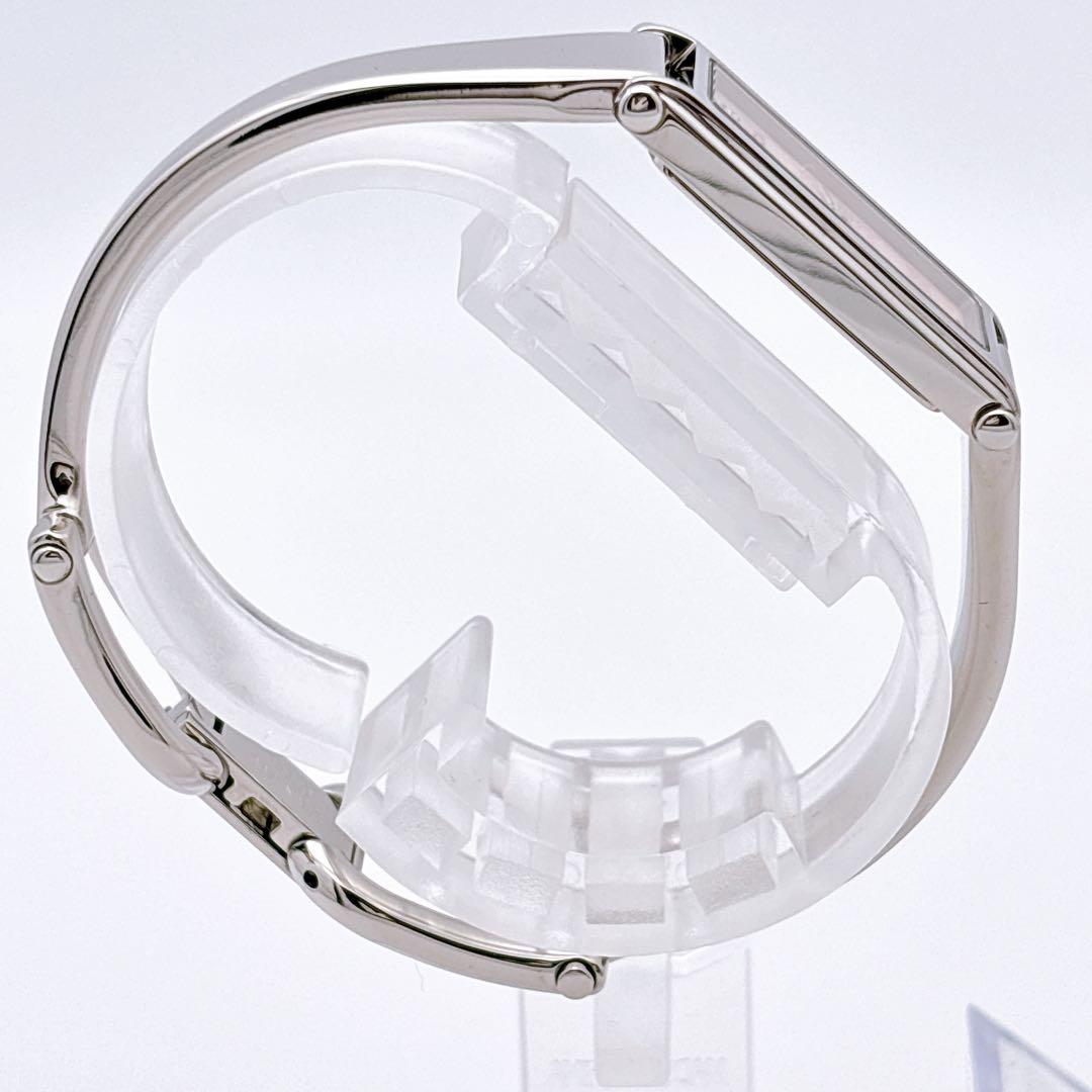 【美品・電池新品】GUCCI 1500L ダイヤ ピンク シェル GG