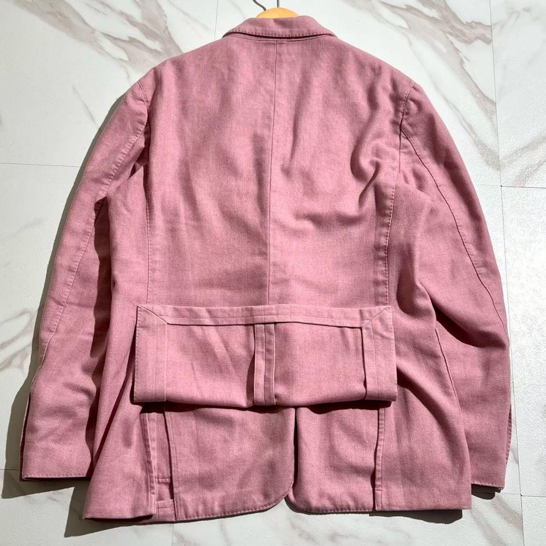 美品！ガブリエルパジーニ カシミア混 本切羽 テーラードジャケット 希少52