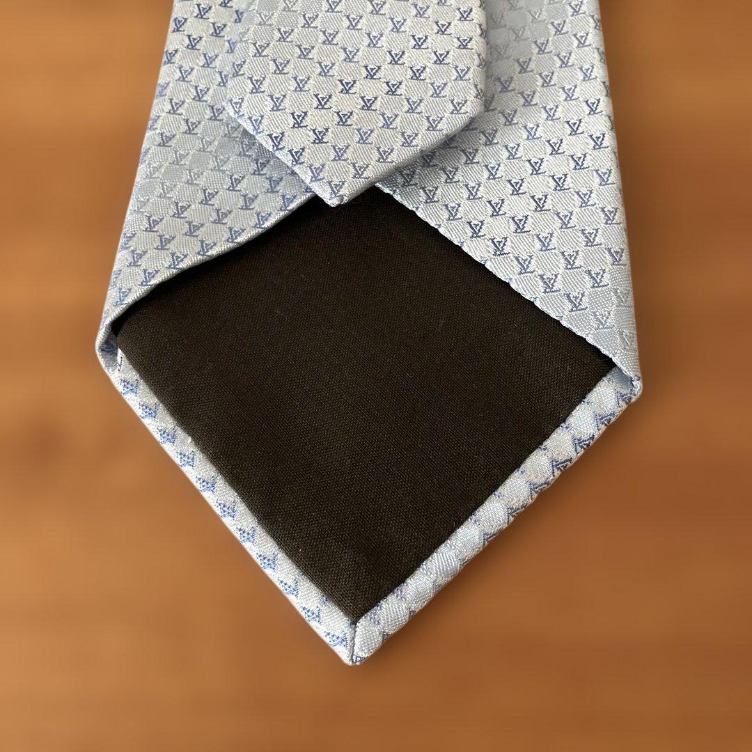 ★A★ Louis Vuitton ブルー系ネクタイ