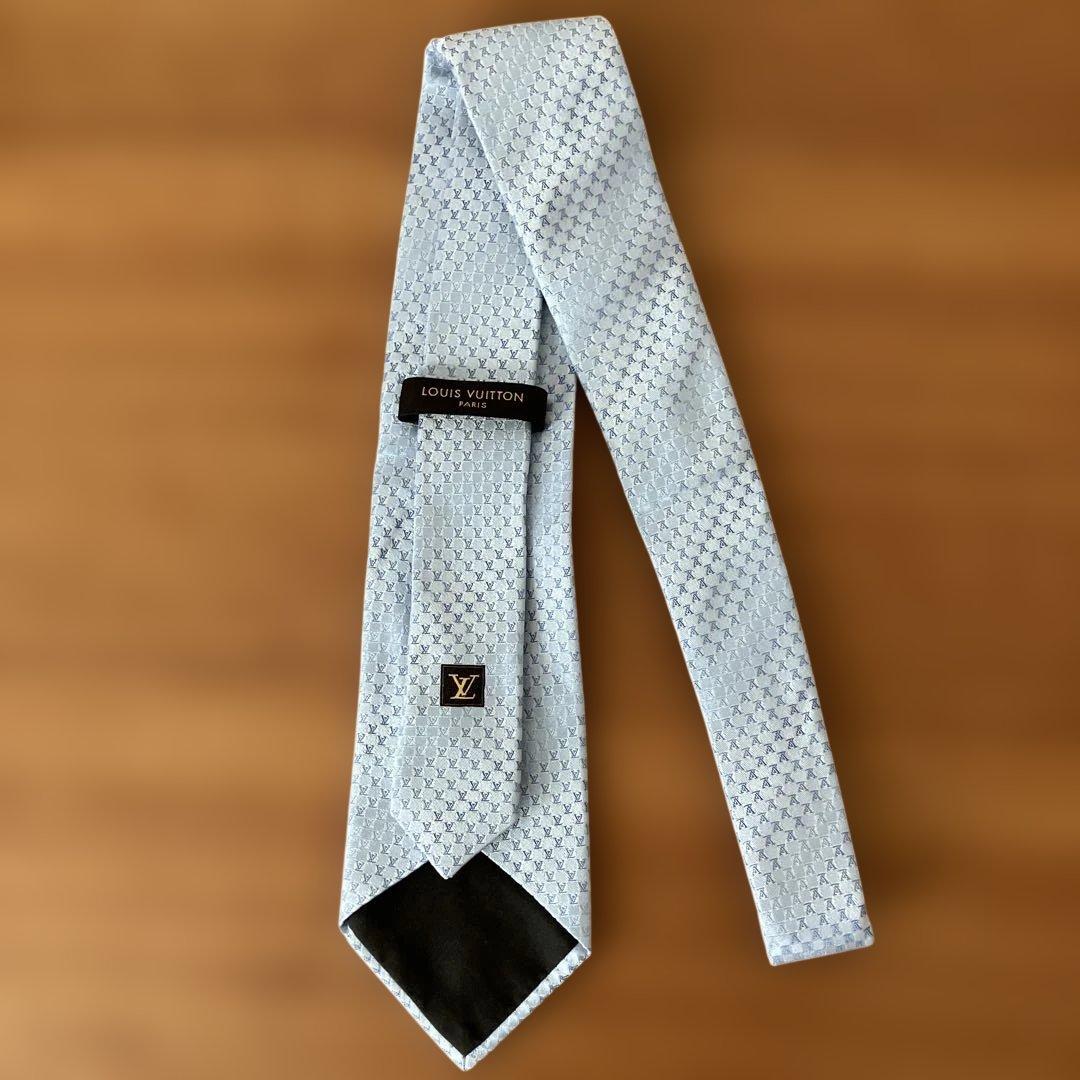 ★A★ Louis Vuitton ブルー系ネクタイ