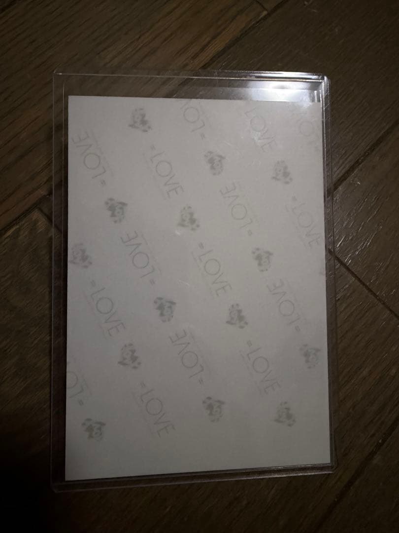 = LOVE 野口衣織 直筆サイン入り 生写真 ラブソングに襲われる ヒキ