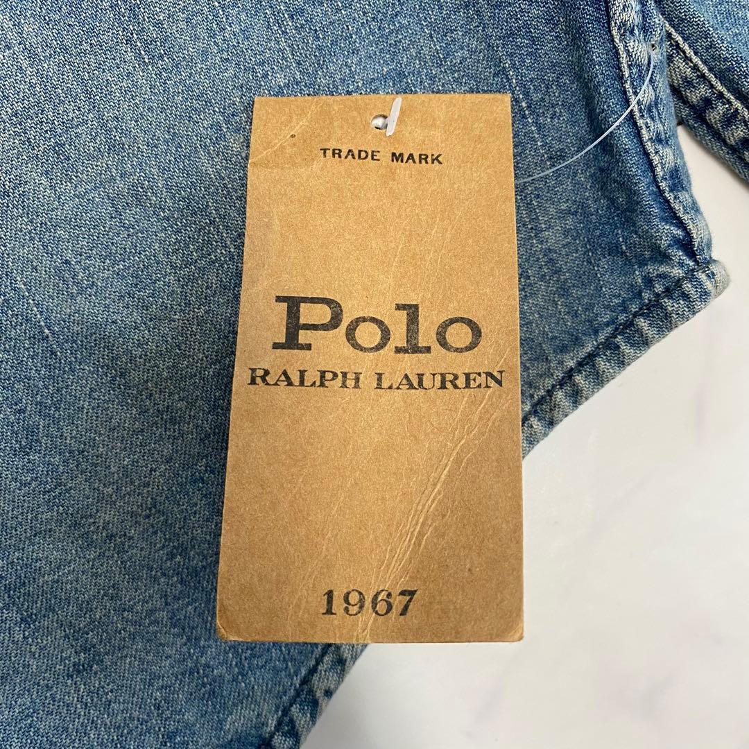 タグ付き新品★ポロラルフローレン 長袖 ウエスタン デニムシャツ 160