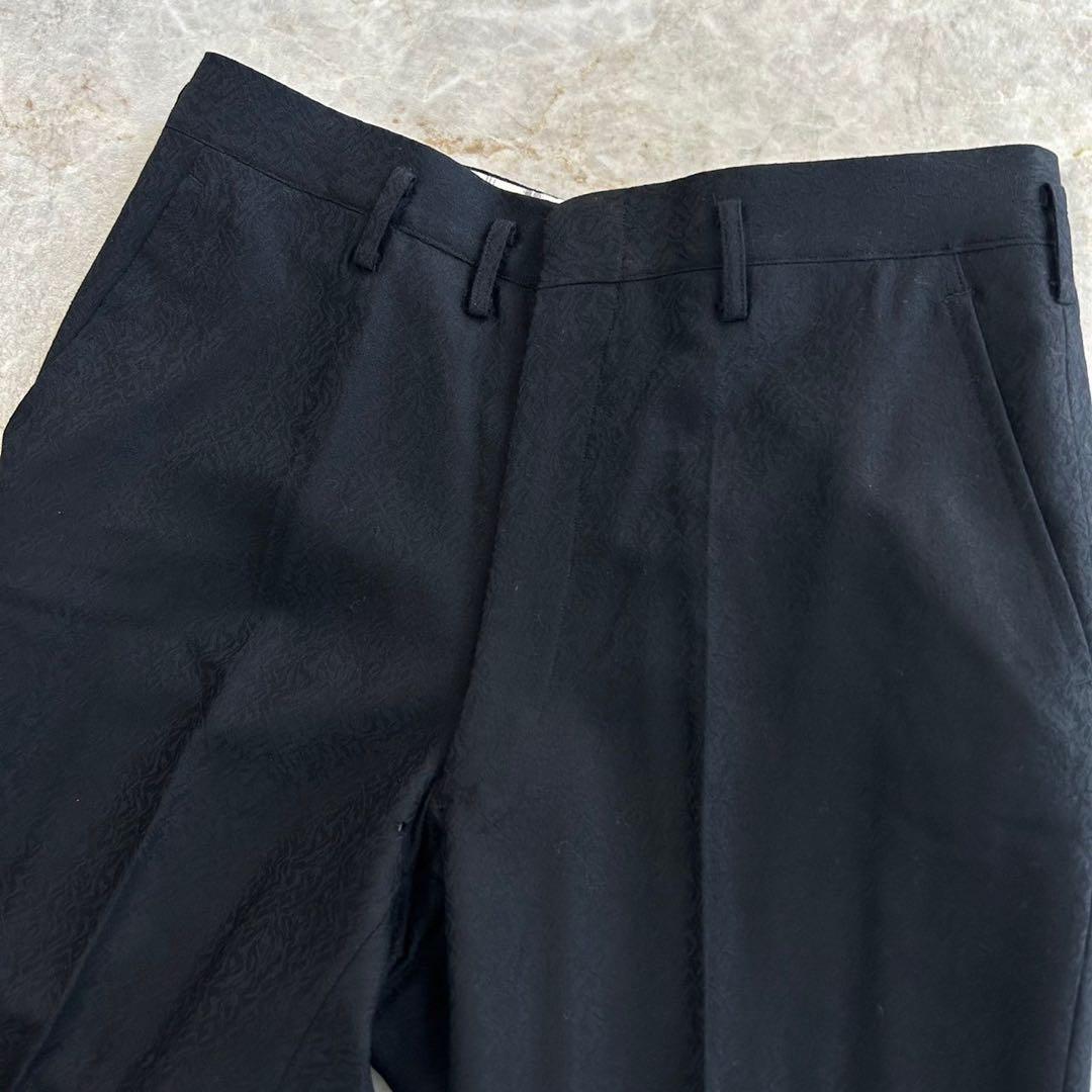 vintage ゴブラン織 総柄 デザイン ブラック フレア セットアップスーツ