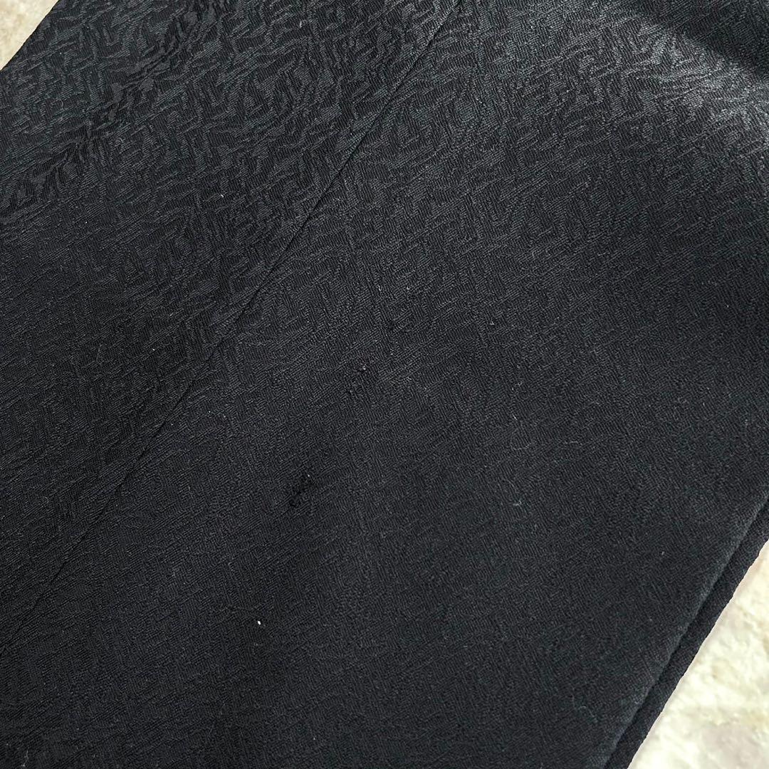 vintage ゴブラン織 総柄 デザイン ブラック フレア セットアップスーツ