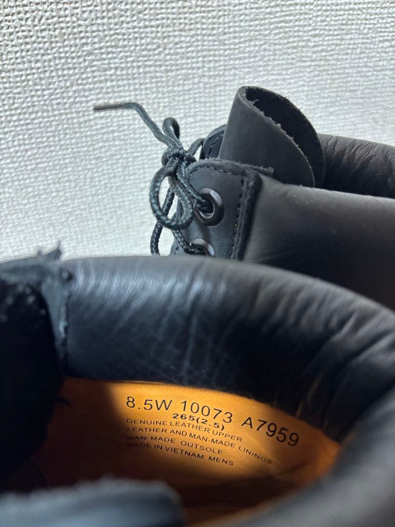 Timberland 6インチ プレミアム ブーツ ブラック 26.5cm