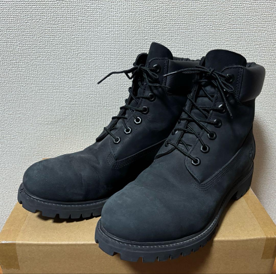Timberland 6インチ プレミアム ブーツ ブラック 26.5cm