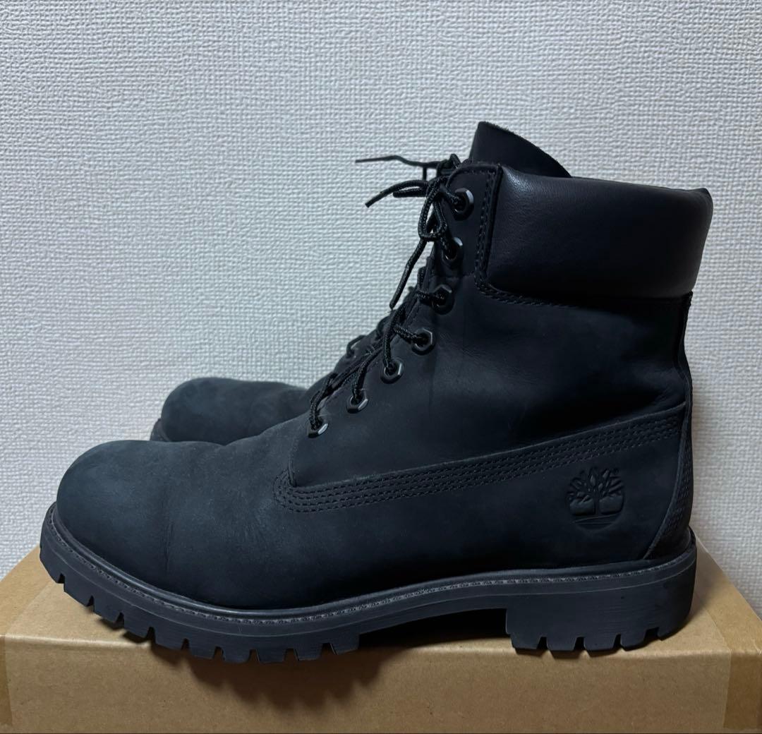 Timberland 6インチ プレミアム ブーツ ブラック 26.5cm