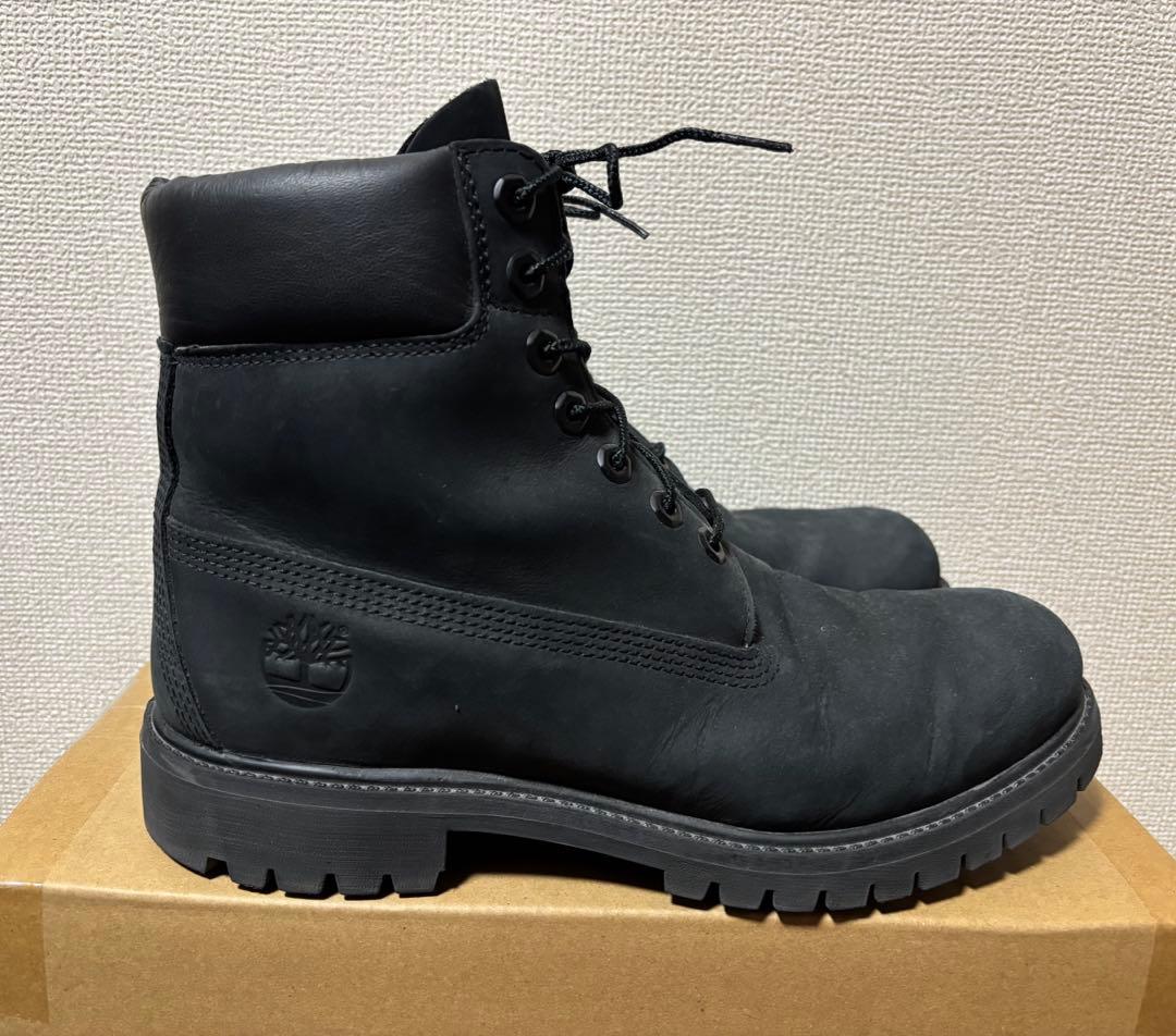 Timberland 6インチ プレミアム ブーツ ブラック 26.5cm