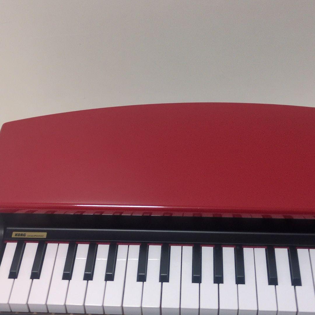 KORG micro PIANO 日本製 電子ピアノ コルグ レッド61鍵盤