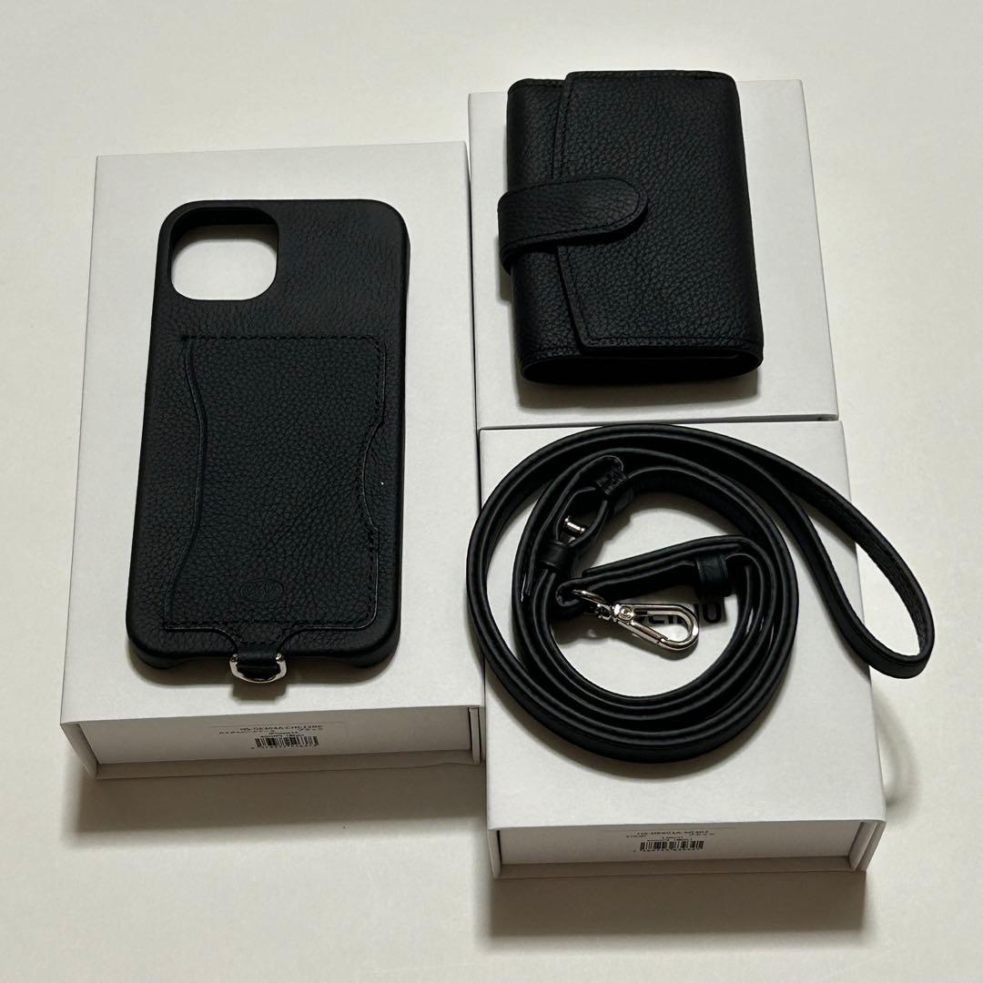 【新品】デミュウDEMIU スマホケース ブラック iPhone14/16e
