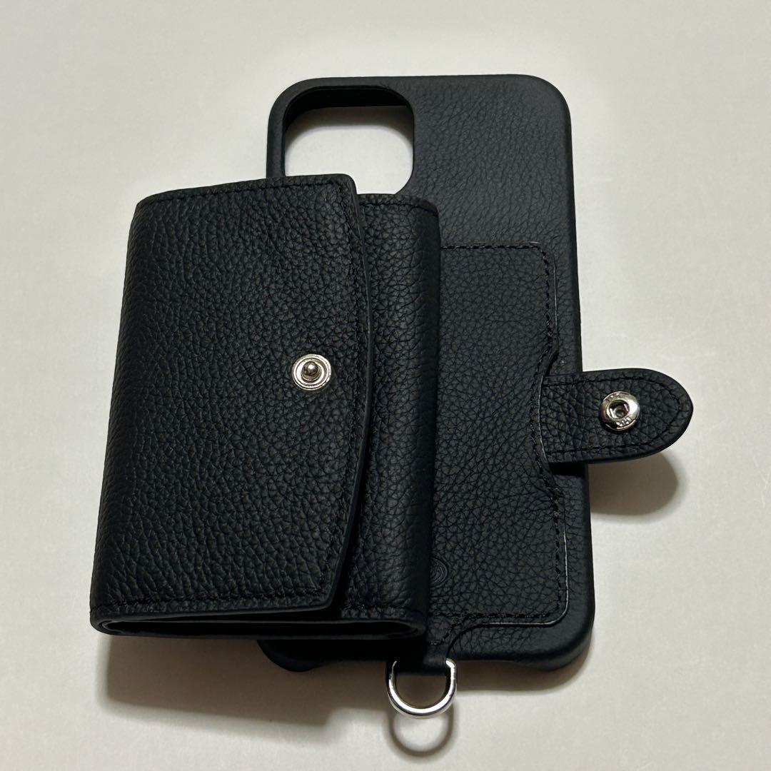 【新品】デミュウDEMIU スマホケース ブラック iPhone14/16e