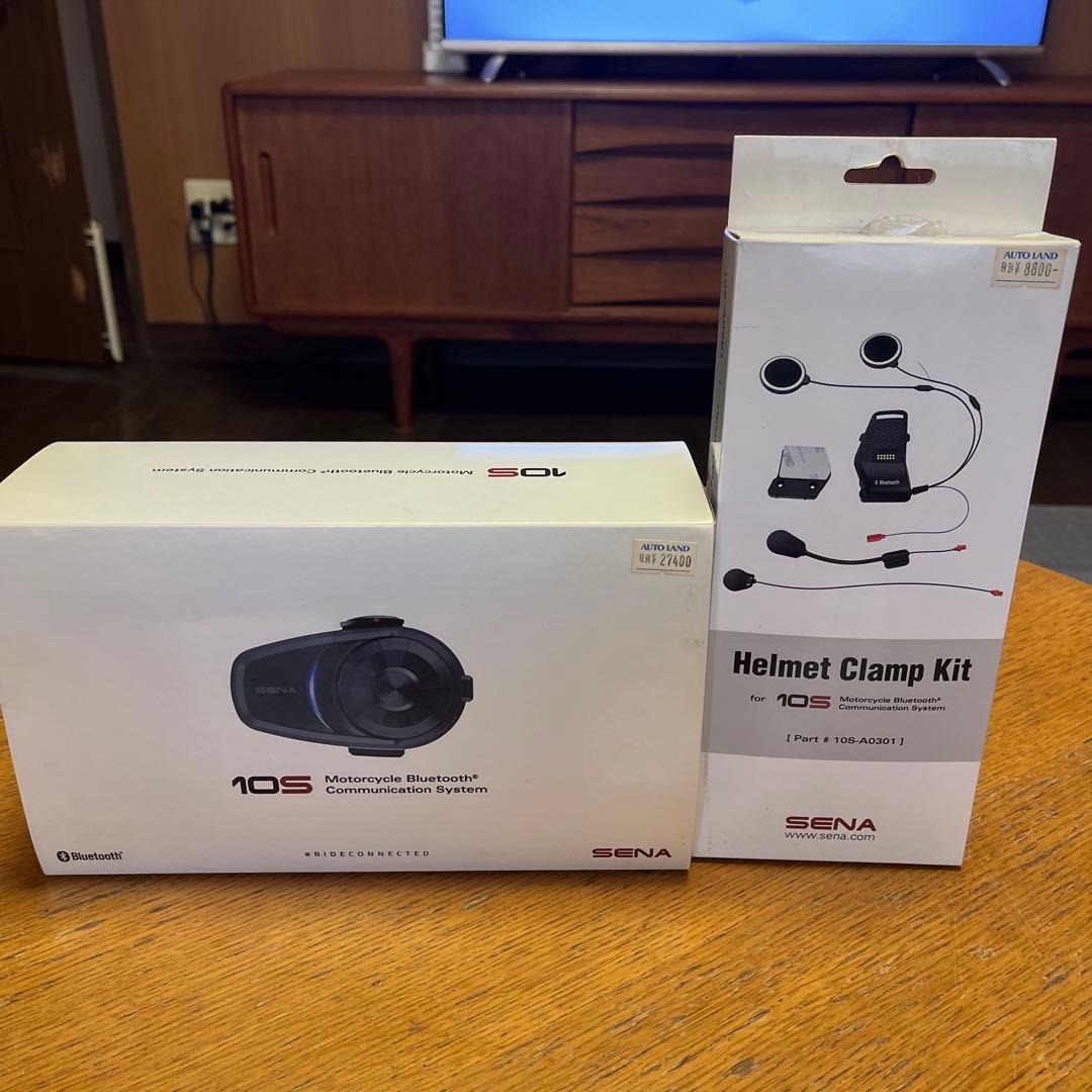 SENA 10S とHelmet clamp kit セット　バイク用